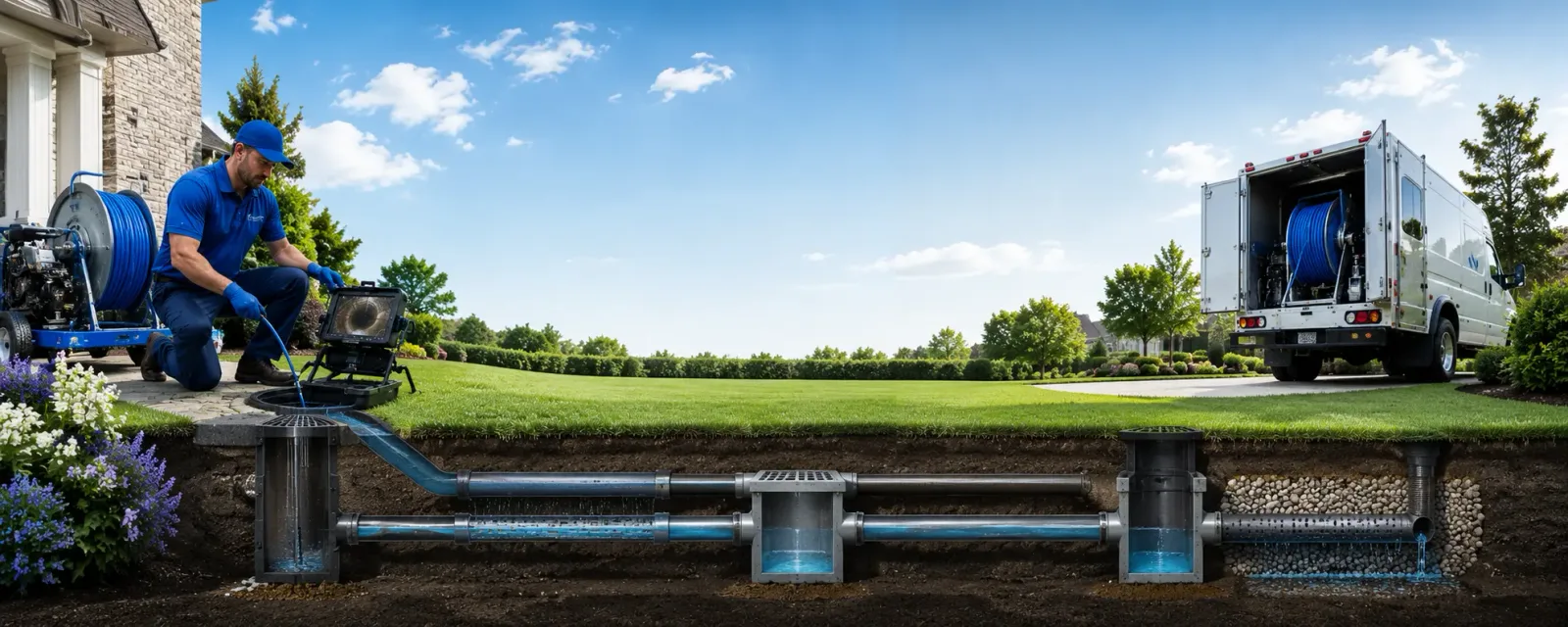 Outdoor drain cleaning information for Williamstown, WV